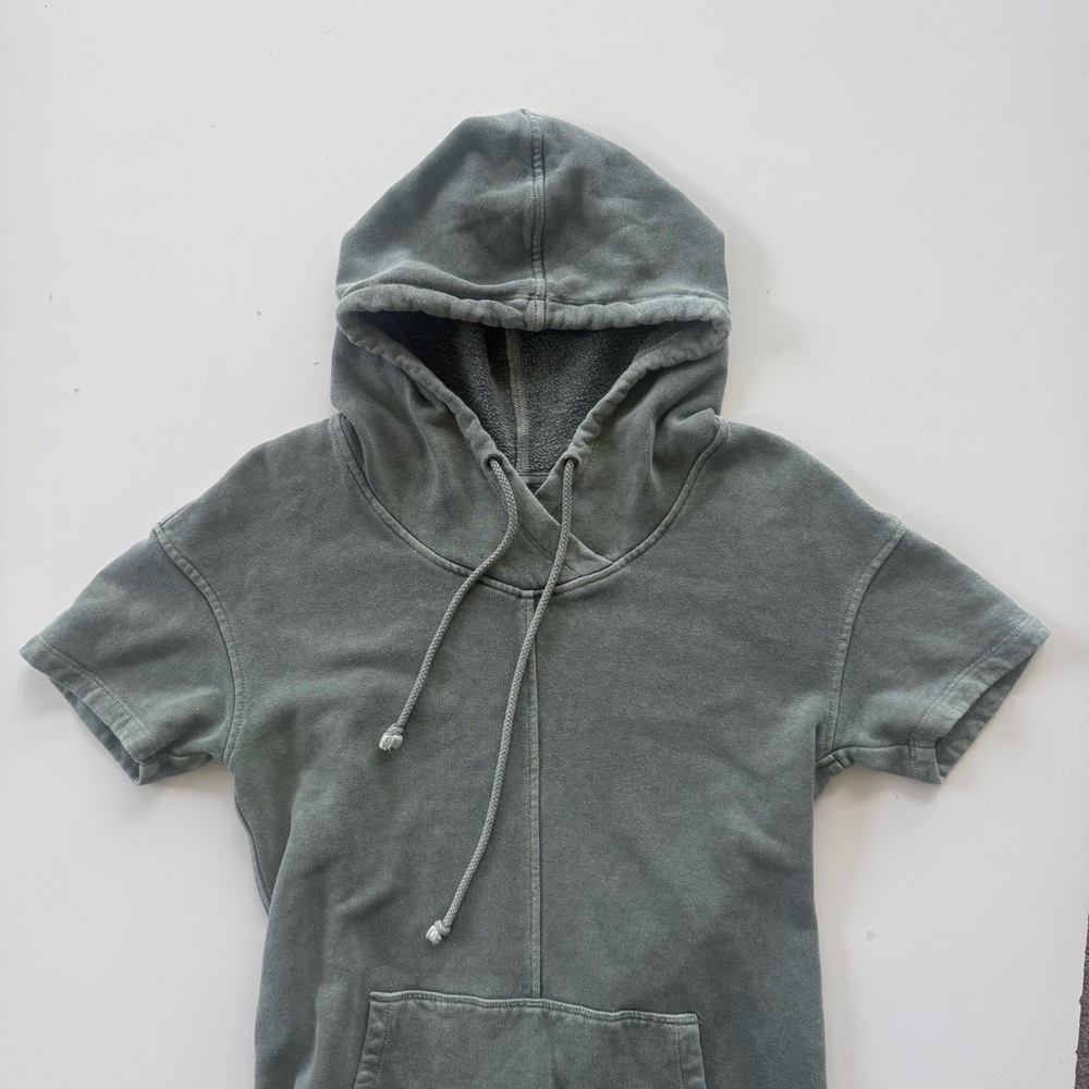 Toad&Co Intermosso Hemp Hooded Sweatshirt Dress size Medium - Picture 2 of 7